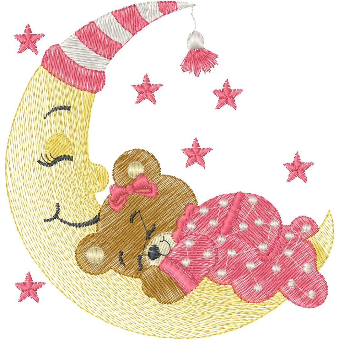 Osita Dormida en la Luna