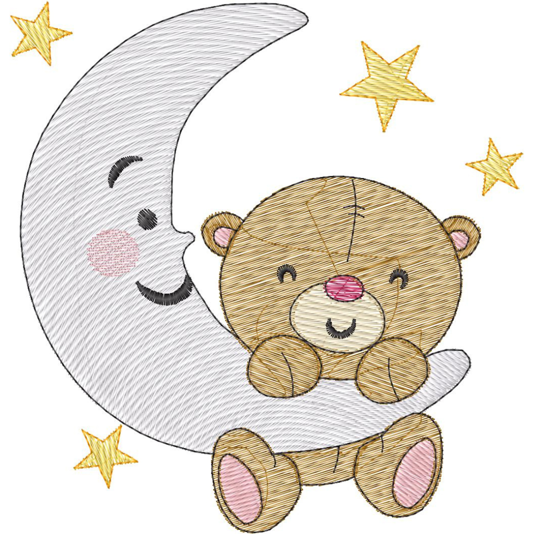 Osito con Luna y Estrellas