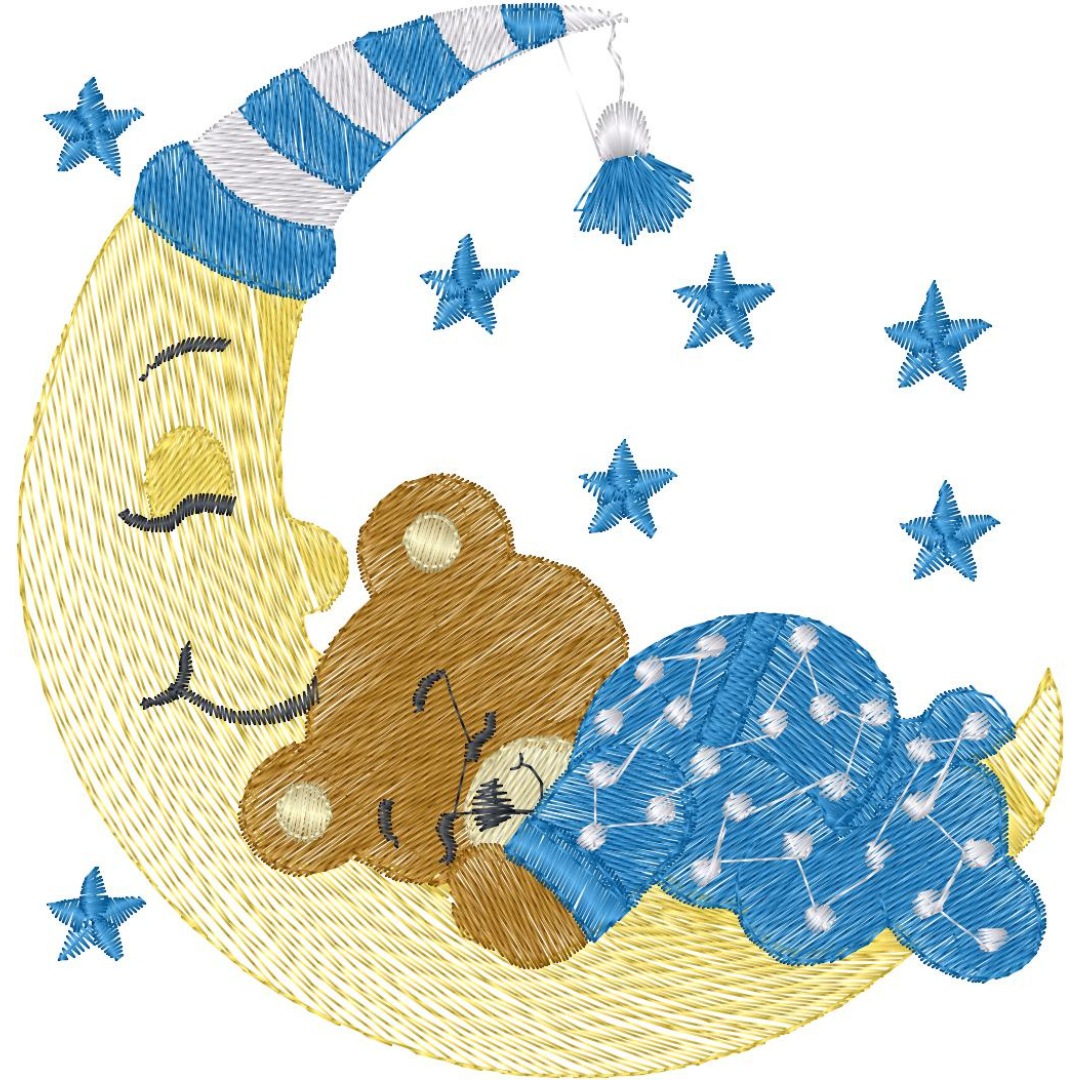 Osito Durmiendo en la Luna