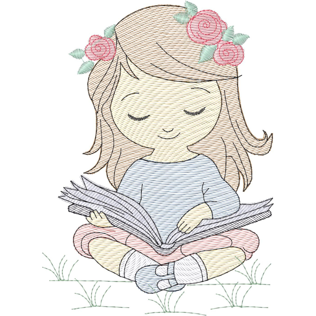 Niña Leyendo