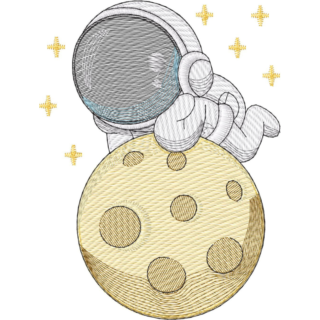 Astronauta en la Luna