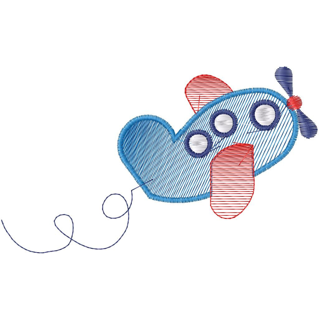 Avión Cute Going Up