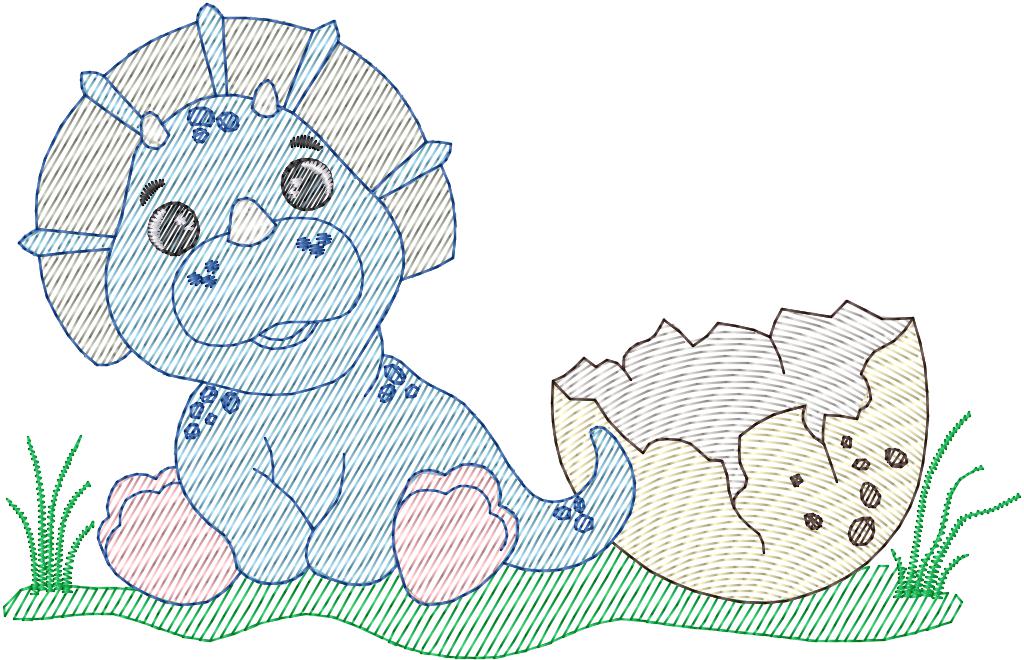 Baby Triceratopo Niño