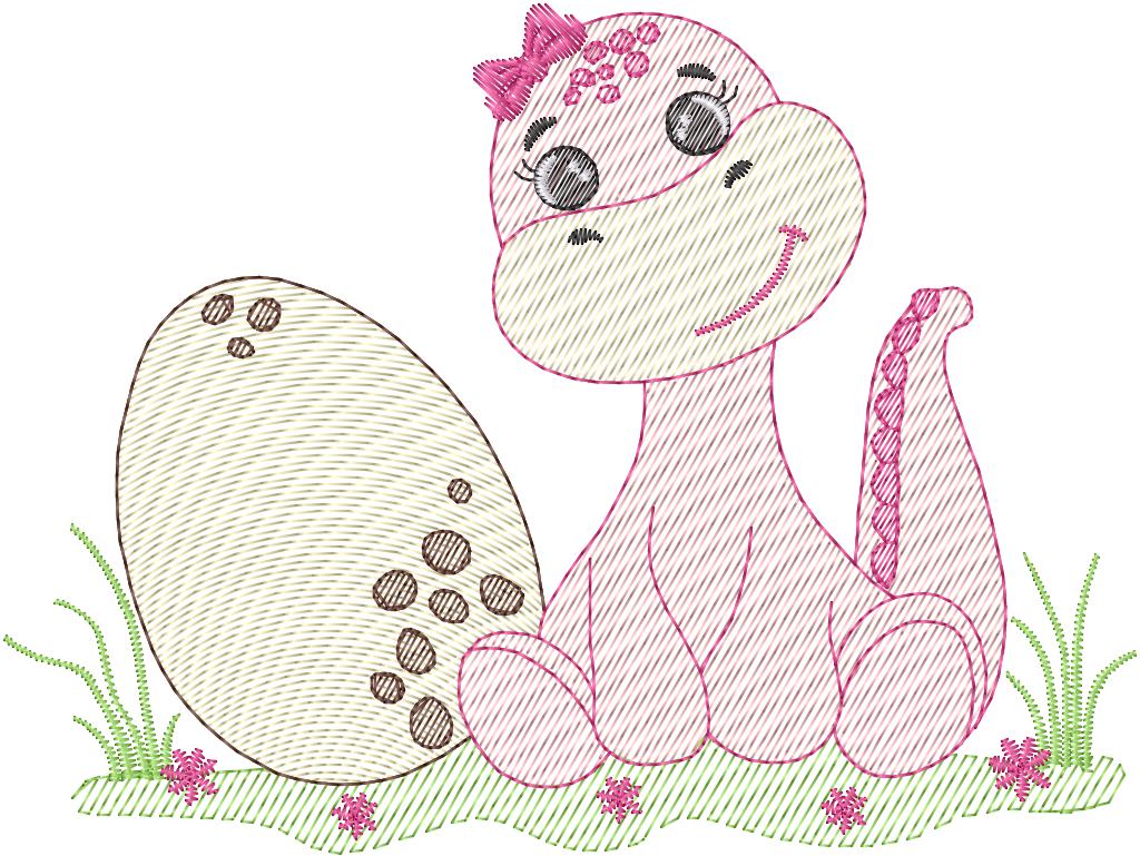 Baby Brontosaurio Niña