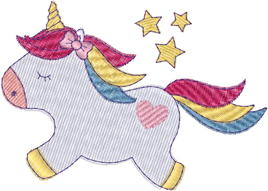 Unicornio y Estrellas