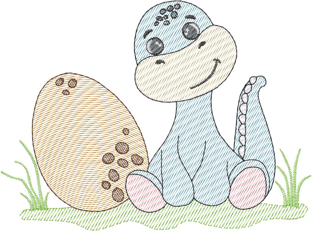 Baby Brontosaurio Niño