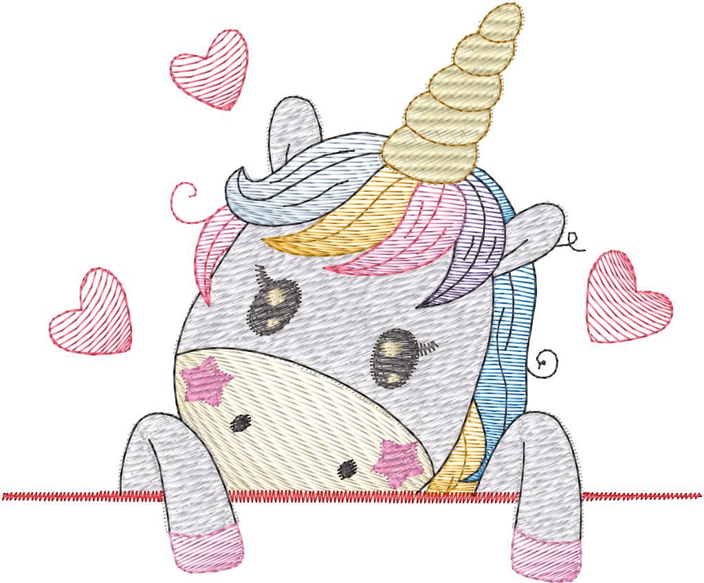 Unicorn Over The Fance