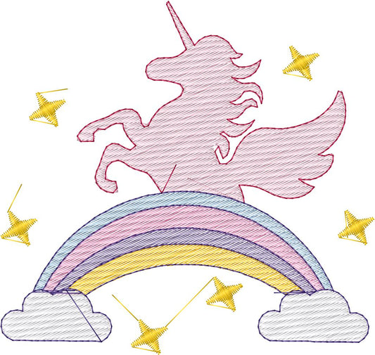Silueta de Unicornio