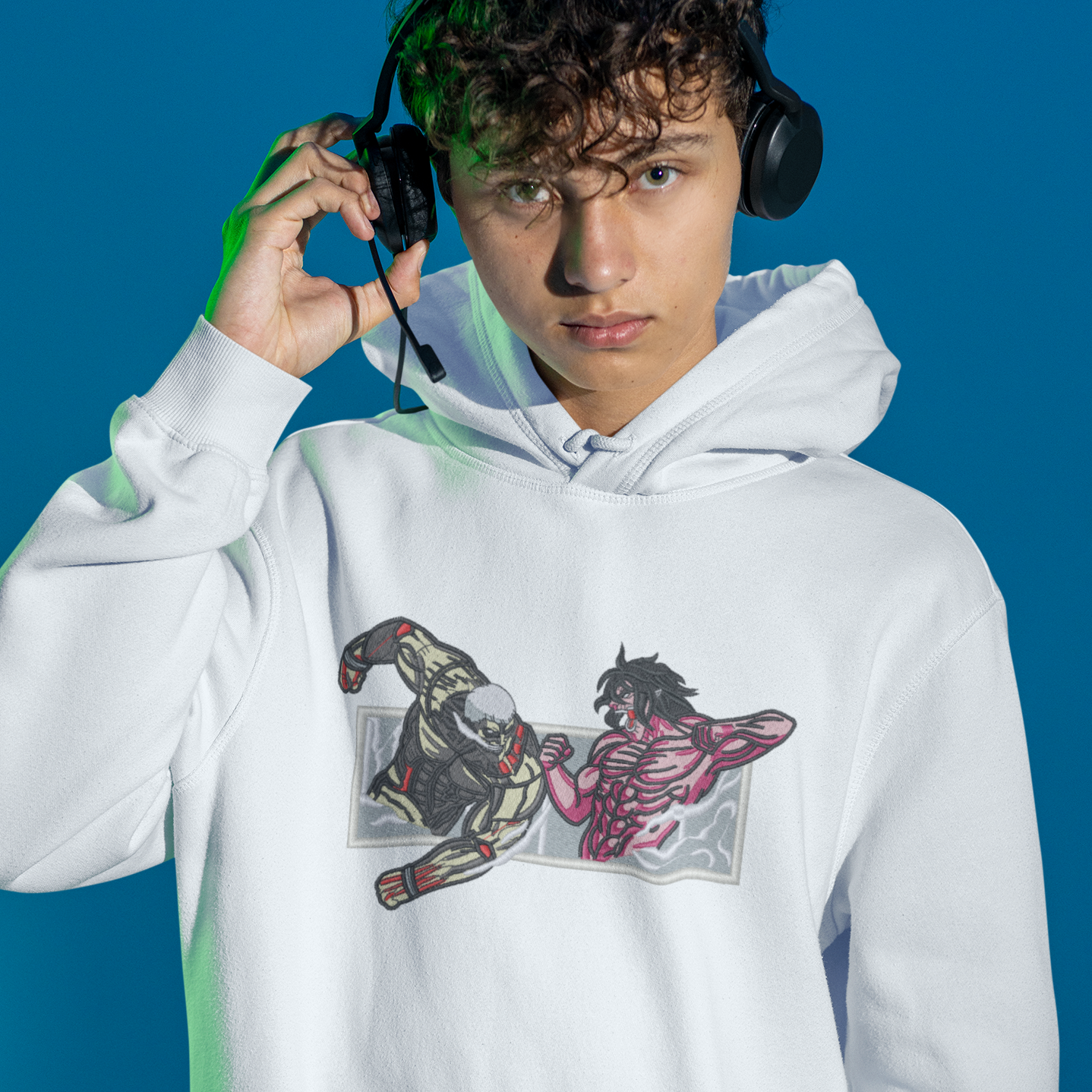 Hoodie Bordado AOT Fight